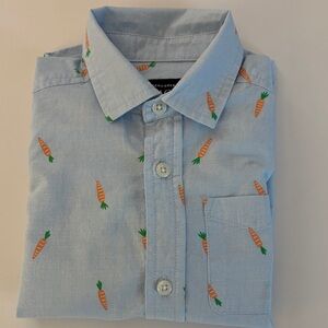 The Children's Place Light Blue Carrot Print Shirt